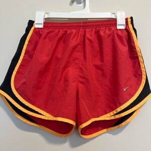 Colorful Nike running shorts